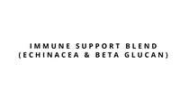Immune Support Blend (Echinacea & Beta Glucan)